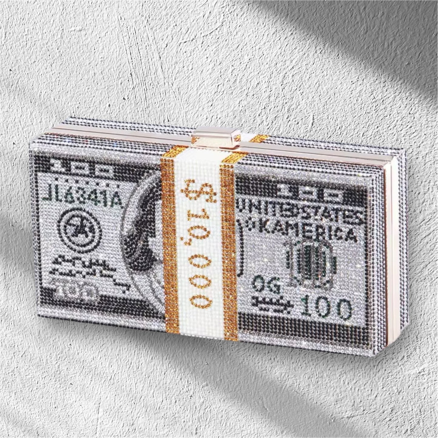 Dollar Clutch (Black