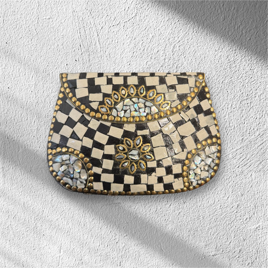 Black N White Clutch