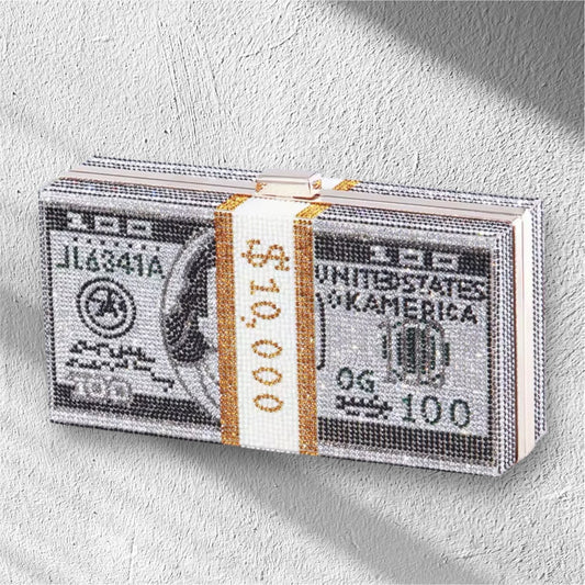 Dollar Clutch (Black