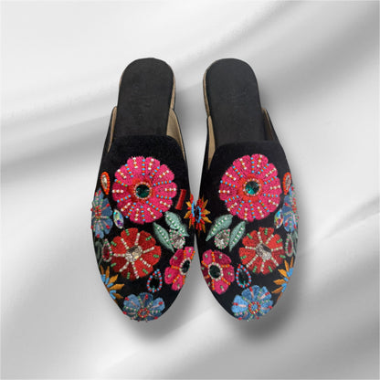 Multicolour Half Shoes