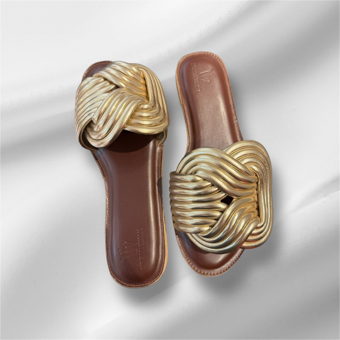 Gold Twisted Flats