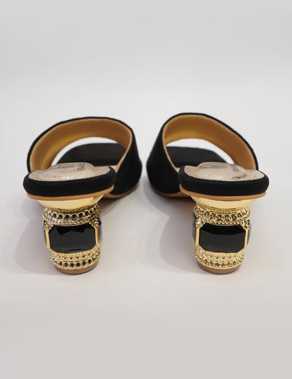 Onyx Gem Heels