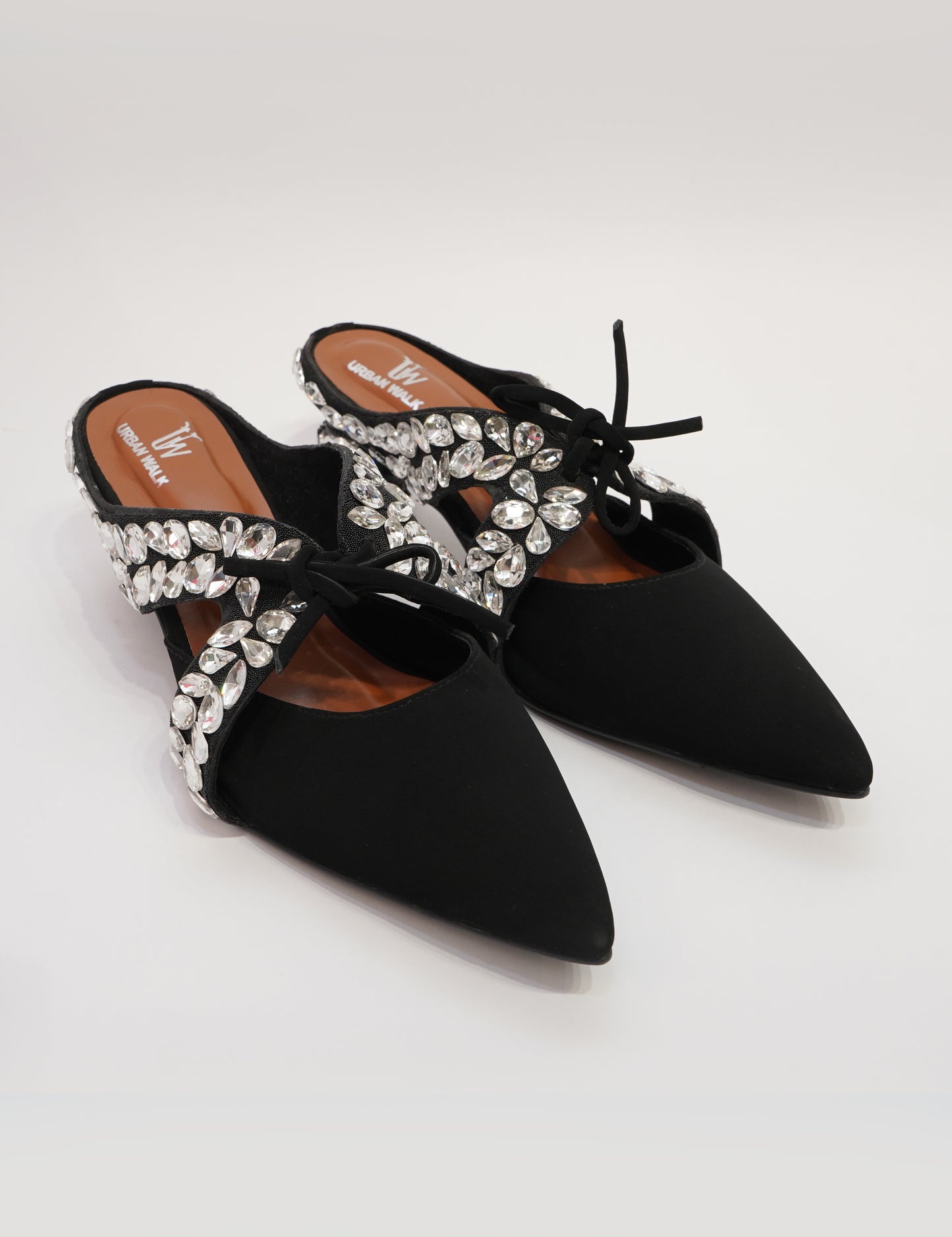 Crystal Bow Mules