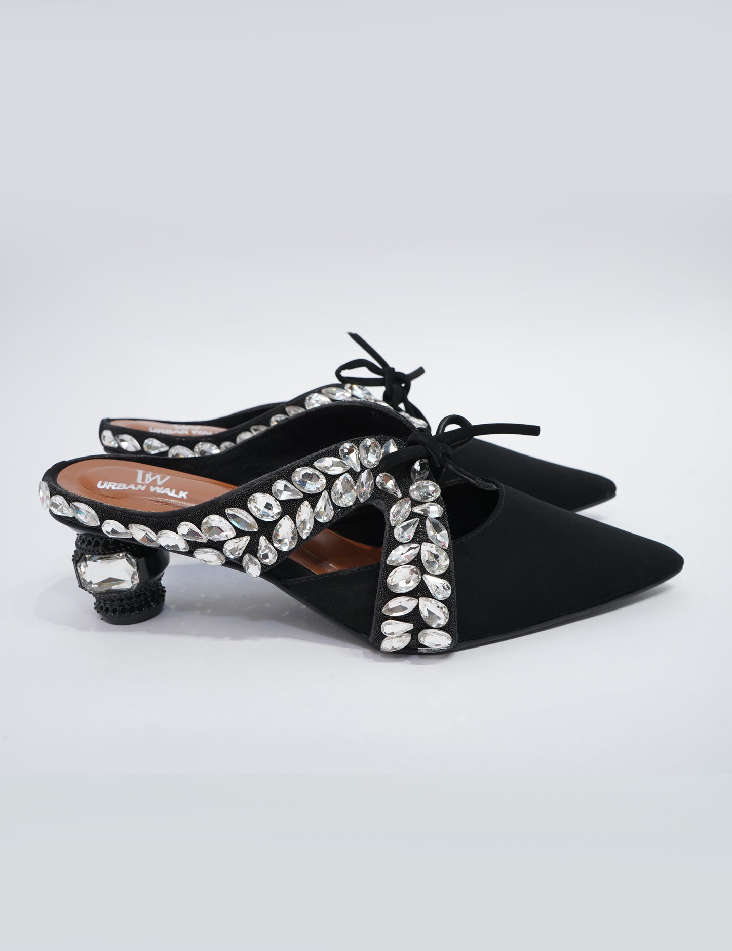 Crystal Bow Mules