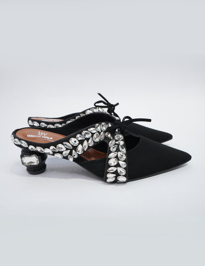 Crystal Bow Mules