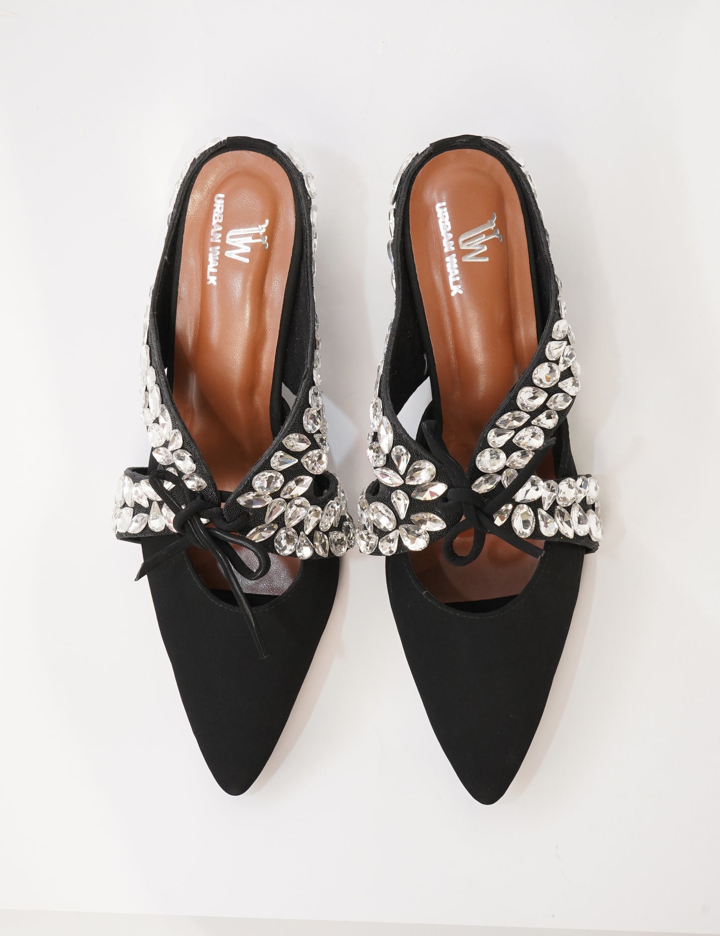 Crystal Bow Mules