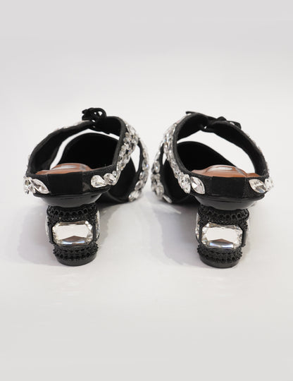 Crystal Bow Mules
