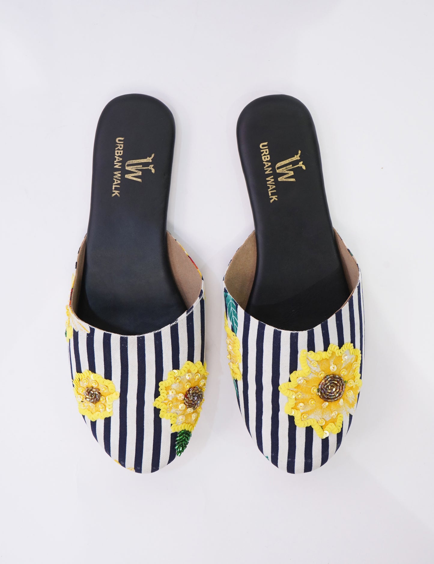 Sunflower Striped Mules