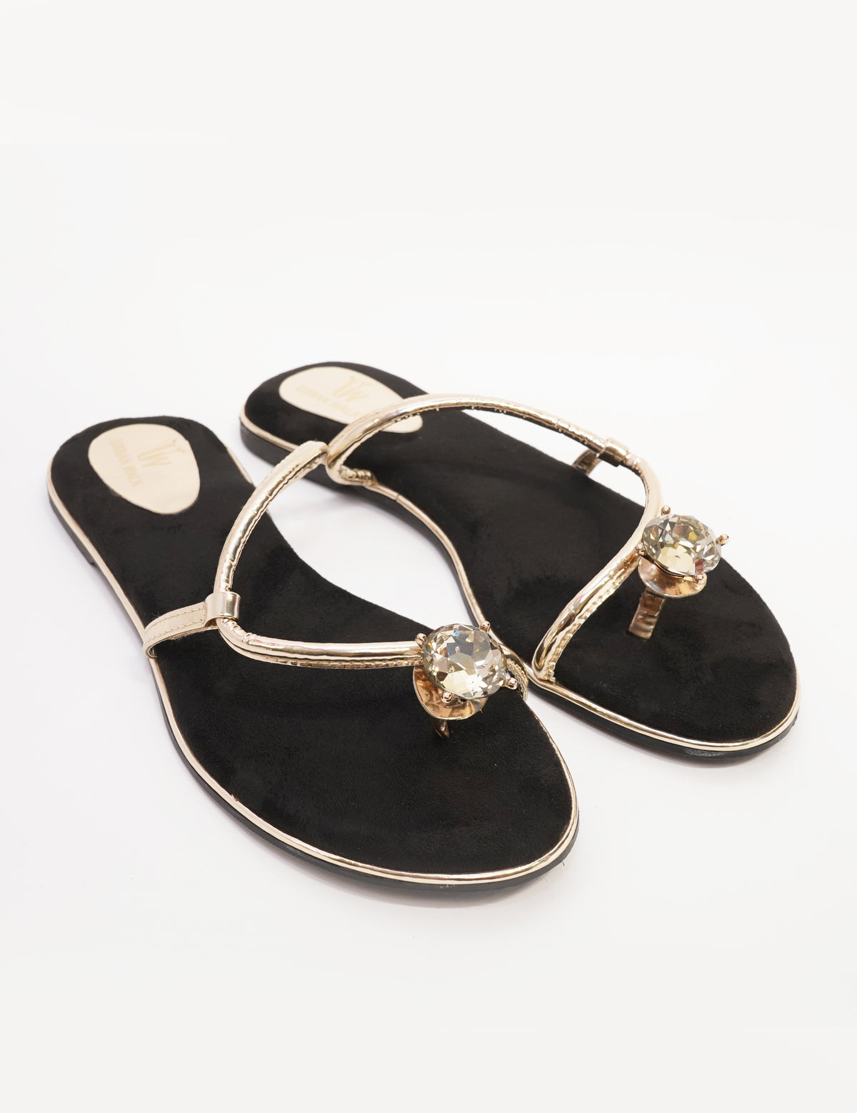 Crystal Toe Ring Flats