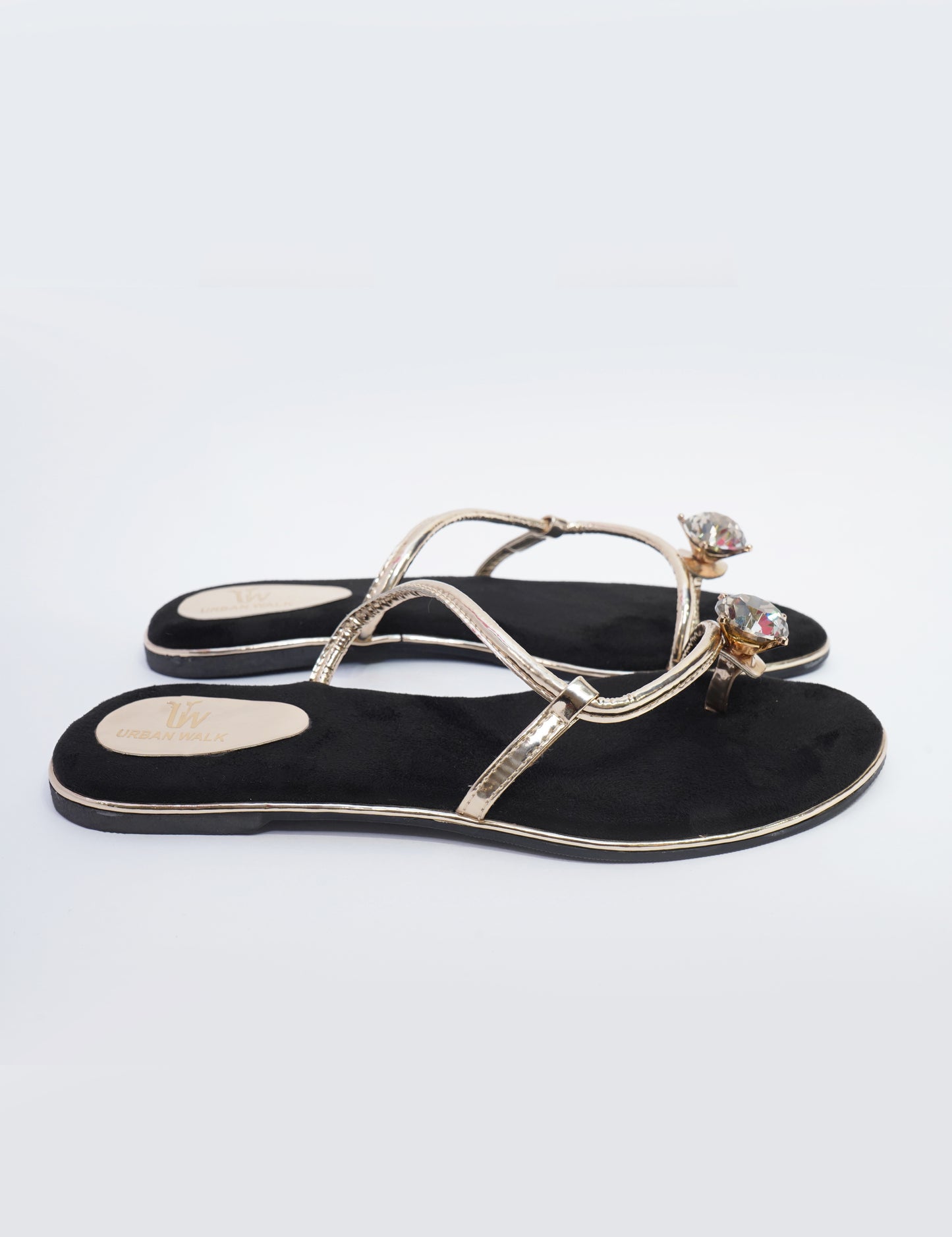 Crystal Toe Ring Flats
