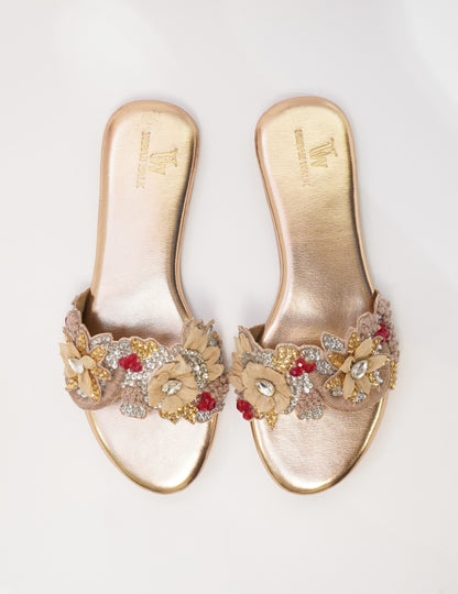Blossom Embellished Flats