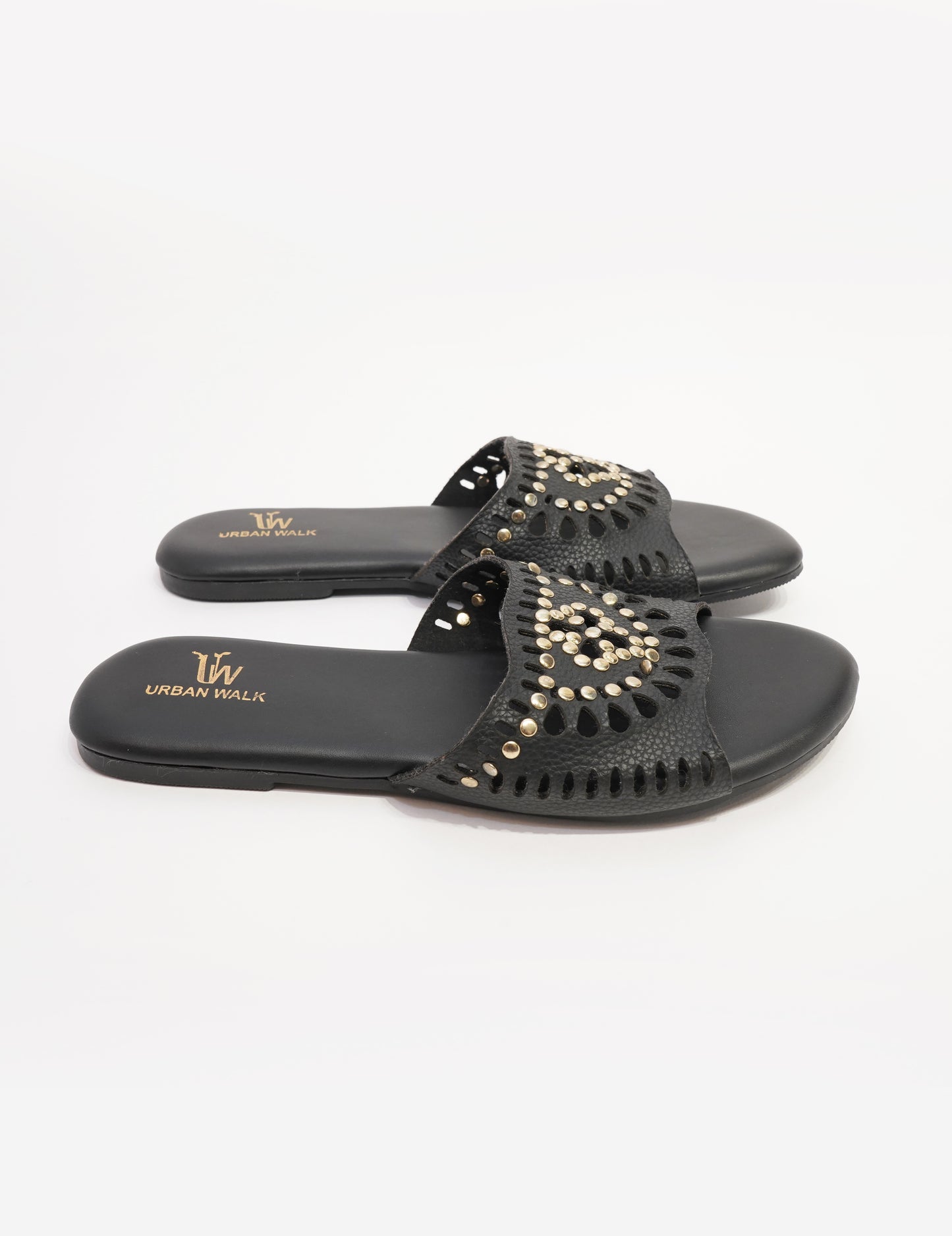 Studded Cutwork Flats