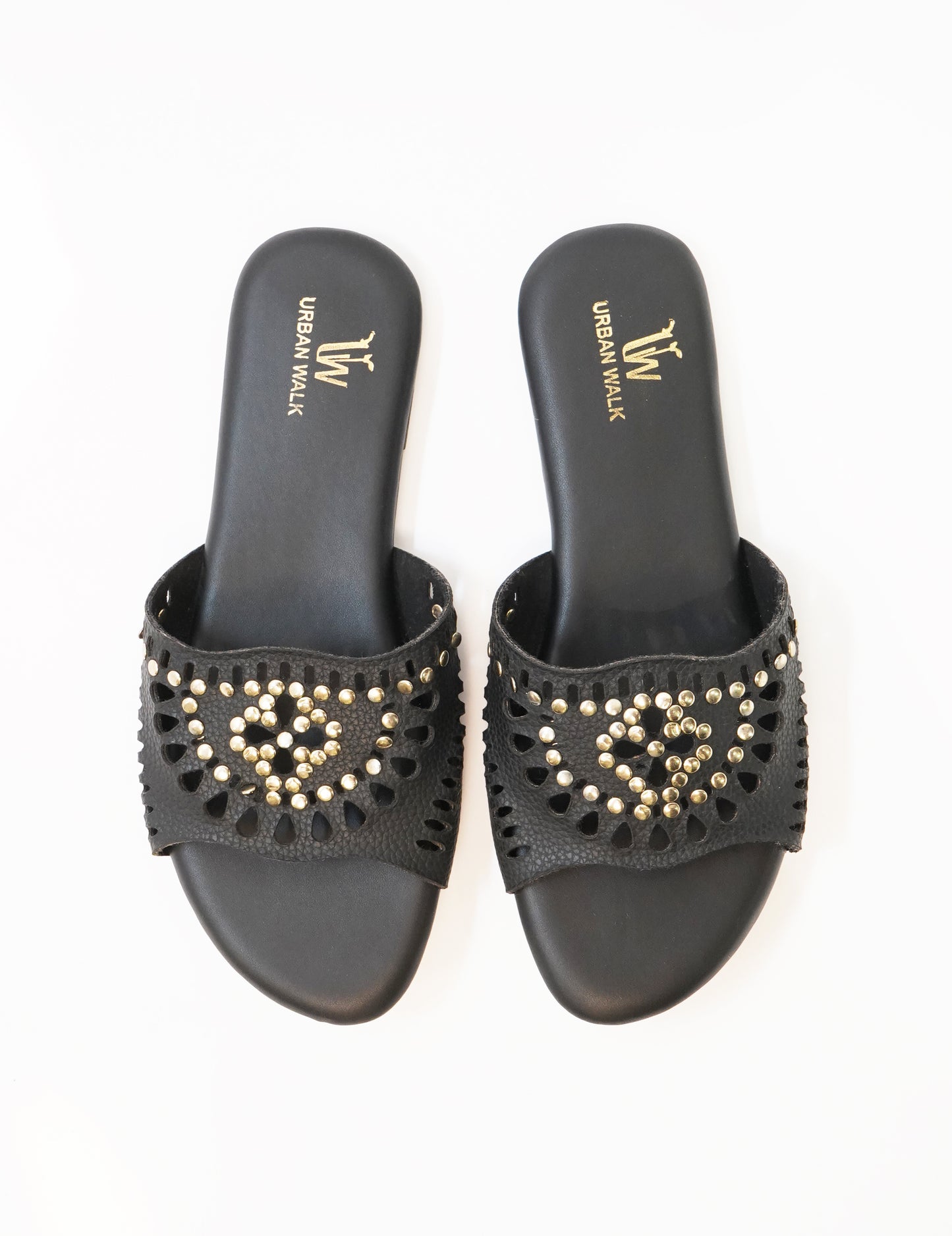 Studded Cutwork Flats