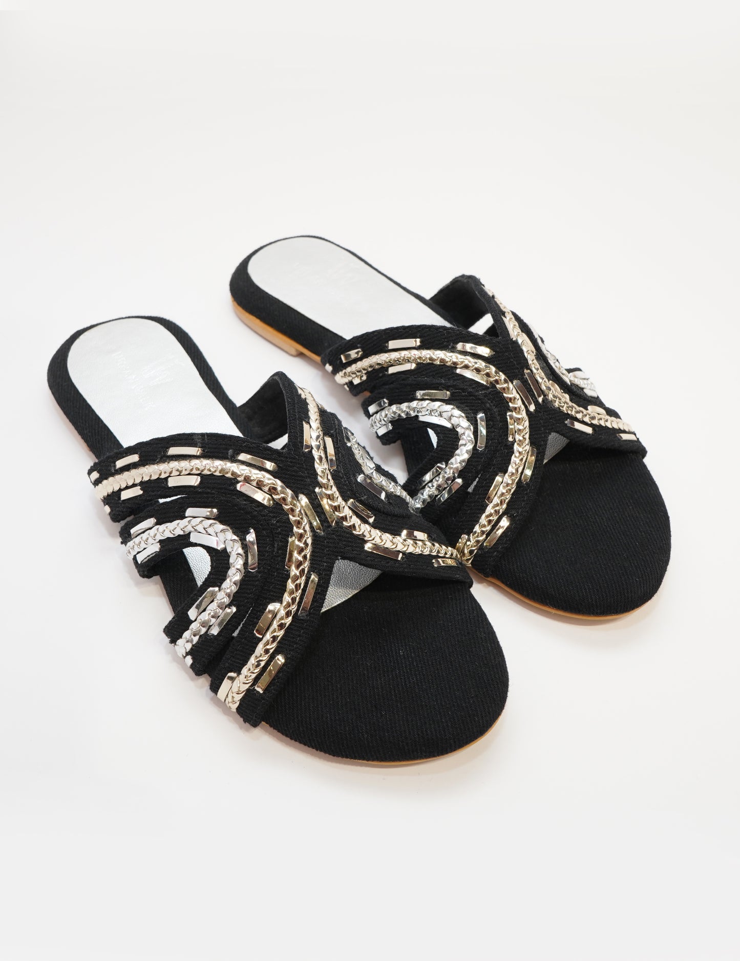 Midnight Braid Flats