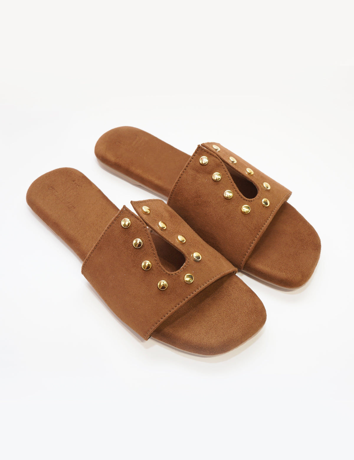 Studded Suede Flats