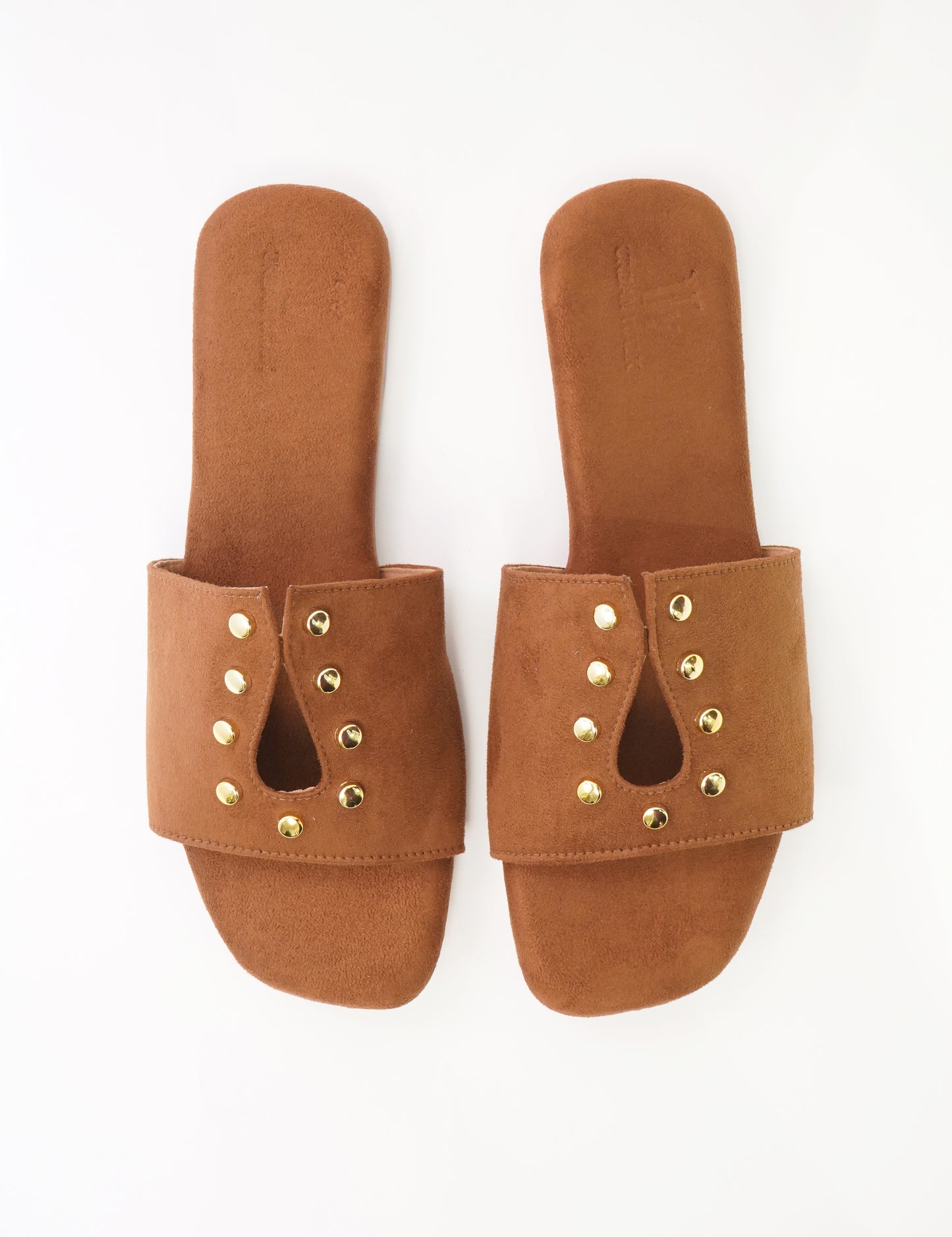 Studded Suede Flats