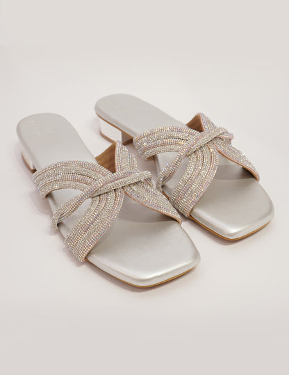 Twisted Sparkle Heel